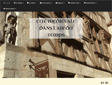 Tablet Screenshot of noyers-et-tourisme.com